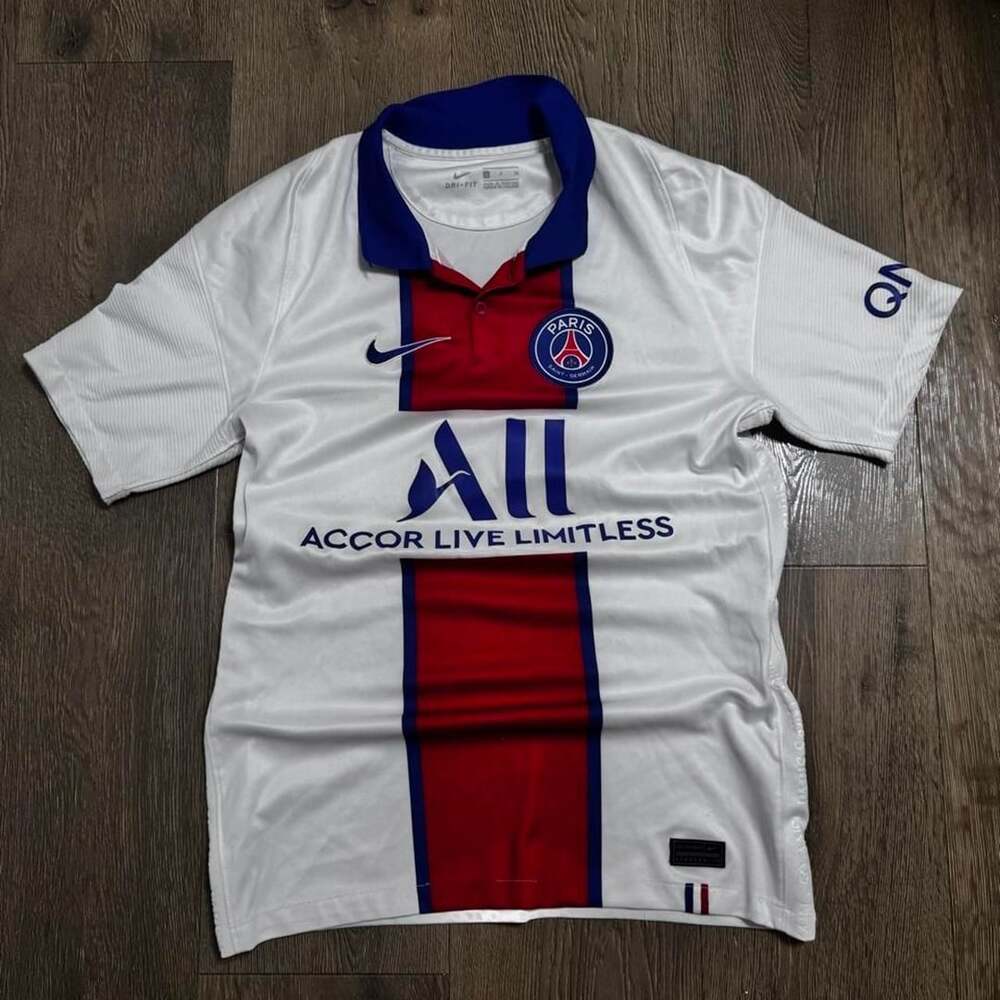 Nike Paris Saint-Germain Jersey Size S White Away Soccer